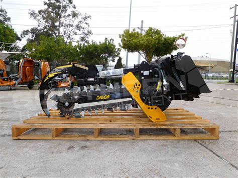 bigfoot skid steer attachments|skid steer trenches for sale.